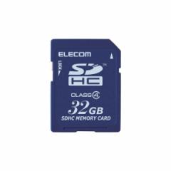 ELECOM MF-FSD032GC4/H SDHCJ[h Class4 32GB @lp ȈՃpbP[W [J[