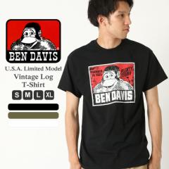 ベンデイビス Tシャツ 半袖 メンズ USAモデル BEN DAVIS【メール便可】/ ブランド 半袖Tシャツ ロゴT ビッグシルエット