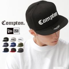 【送料無料】 コンプトン ニューエラ キャップ 9FIFTY 3D刺繍 迷彩 COMPTON メンズ ベースボールキャップ 帽子 スナップバック サイズ調