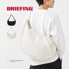 BRIEFING �u���[�t�B���O COURIER �V�����_�[�o�b�O HOBO BAG WIDE bra261l13 �����Y �I�[���V�[�Y�� ���o���� 3L �W�� �o�b�O A4 ���M��