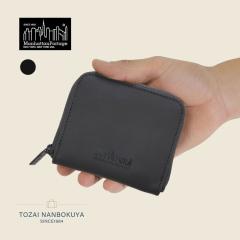 Manhattan Portage �}���n�b�^���|�[�e�[�W Black Label �u���b�N���[�x�� CORNER WALLET VEG LEATHER ��܂���z ���E���h�t�@�X�i�[ 