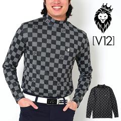 �|�C���g10%  V12 �u�B�g�D�G���u DAM MOCK �_�� ���b�N�l�b�N �u���b�N �`�F�b�N ���S �����OT�V���c �X�g���b�` �C���i�[ GOLF  �M�t�g