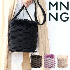 �􂦂�o�b�O MNNG �t�@�[�o�b�O 2way Wavy Shoulder �G���G�k�G�k�W�[ �E�F�C�r�[ �V�����_�[ �X�G�[�h �t�F�C�N�t�@�[ ���K�i �G�R�t�@