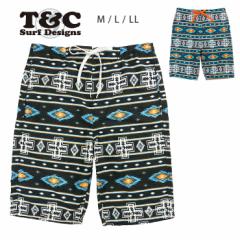 【メール便送料無料】【大きいサイズあり】 T&C メンズ用サーフパンツ水着 M L LL タウンアンドカントリー 819104 