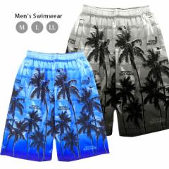 【メール便送料無料】【大きいサイズあり】サーフパンツ 水着 メンズ M L LL M-2563 ブラック ブルー スイムウェア 