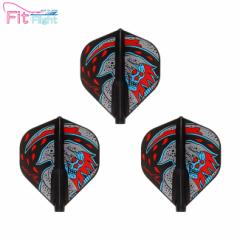 COSMO DARTS Fit Flight Printed Series Colorful Reaper X^_[h DubN@