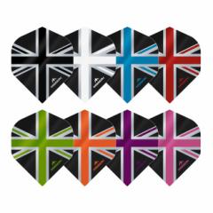 MISSION DARTS Alliance Union Jack Dart Flights Black X^_[h@