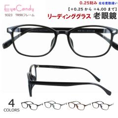 �V�ዾ �����Y ���f�B�[�X ������� ���[�f�B���O�O���X �ۂ݂̂��� �X�N�G�A TR90 ���e���f�ރt���[�� �_�炩 �y�� 9323 +0.25���� ���E