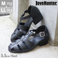 OJT_ Y `L[q[  ₷ t 5.5cmq[ No.1965 25.0cm-27.5cm  ubN LOVEHUNTER un^