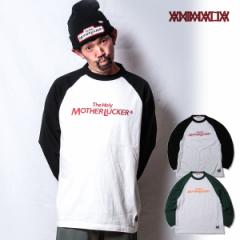 2024 t s\ 2`3ח\ ANIMALIA Aj}A RAGLAN L/S  TEE - MOTHER LUCKER Y TVc LZs atftps