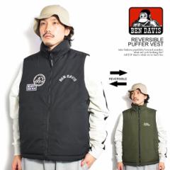 BEN DAVIS xfCrX REVERSIBLE PUFFER VEST Y xXg ȃxXg o[Vu  Xg[g atfjkt