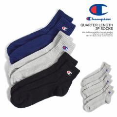 CHAMPION `sI QUARTER LENGTH 3P SOCKS Y C \bNX NH[^[OX\bNX 3g Xg[g atfacc