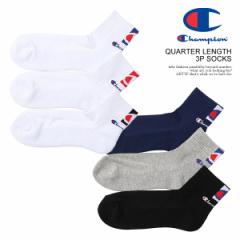 CHAMPION `sI QUARTER LENGTH 3P SOCKS Y C \bNX NH[^[OX\bNX 3g Xg[g atfacc