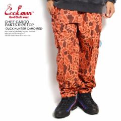 COOKMAN NbN} CHEF CHEF CARGO PANTS RIPSTOP -DUCK HUNTER CAMO RED- Y pc VFtpc Xg[g atfpts