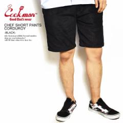 COOKMAN NbN} CHEF SHORT PANTS CORDUROY -BLACK- 231-01812  231-91989 32949 Y Xg[g atfpts