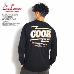 COOKMAN NbN} LONG SLEEVE T-SHIRTS BOTTLE CAP -BLACK- Y TVc  T Xg[g cookman atftps