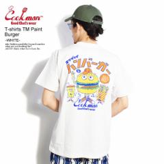 COOKMAN NbN} T-shirts TM Paint Burger -WHITE- Y TVc  TVc Xg[g cookman tVc atftps
