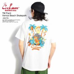 COOKMAN NbN} T-shirts TM Paint Venice Beach Skatepark -WHITE- Y TVc  TVc Xg[g tVc atftps