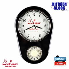 COOKMAN NbN} KITCHEN CLOCK BLACK -BLACK- Y Lb`NbN |v Lb`^C}[ Xg[g cookman atfacc