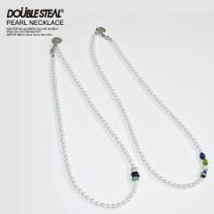 DOUBLE STEAL _uXeB[ PEARL NECKLACE Y lbNX p[lbNX Xg[g doublesteal atfacc