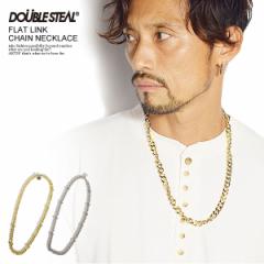 DOUBLE STEAL _uXeB[ FLAT LINK CHAIN NECKLACE Y lbNX Xg[g doublesteal atfacc