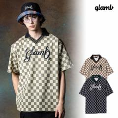 2024  s\ 5{`6{ח\ glamb O Checkered Polo Shirt `FbJ[h|Vc |Vc atftps