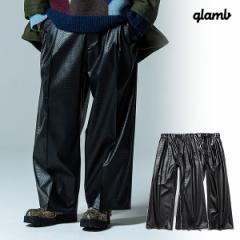 glamb O Synth Leather Baggy Slacks VZU[oM[XbNX pc atfpts