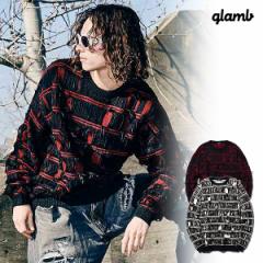 glamb O Shred Border Knit Vbh{[_[jbg Z[^[  atftps