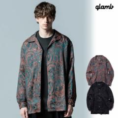 glamb O Open Collar Paisley SH  atftps