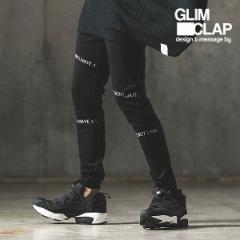 2023 H~ 2nd s\ 10{`11{ח\ GLIMCLAP ONbv Logo ptint design leggings Y MX atfpts