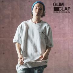 2024 t 2nd s\ 6{`{ח\ GLIMCLAP ONbv Distressed short-sleeve sweatshirt Y XEFbg 