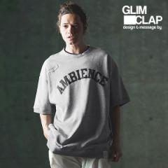 2024 t 2nd s\ 6{`{ח\ GLIMCLAP ONbv Distressed short-sleeve sweatshirt -AMBIENCE- Y atftps