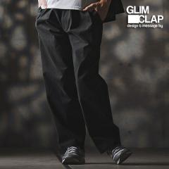 2025 �H�~ 1st ��s�\�� 8�����{�`���{���ח\�� GLIMCLAP �O�����N���b�v Wide-leg trousers -stretch chino cloth- �����Y atfpts
