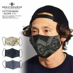 GRAVYSOURCE OCr[\[X COTTON MASK -ALOHA 1`3- Y }XN }XNJo[ An gravysource Y Xg[g atfacc