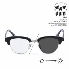 OWN IE #08 BLACK/CLEAR to GREY Y TOX uE^Cv Kl Y  Xg[g atfacc