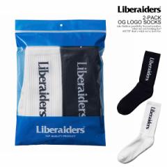 Liberaiders xC_[X 2-PACK OG LOGO SOCKS Y \bNX nC\bNX 2pbN 2 Xg[g atfcap