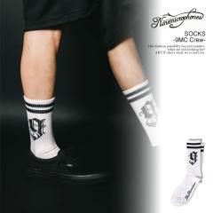 NINE MICROPHONES �i�C���}�C�N���t�H���Y SOCKS -9MC Crew- �\�b�N�X �C�� �N���[�\�b�N�X ���C���\�b�N�X �X�g���[�g atfacc