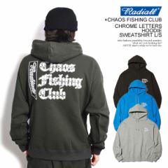 RADIALL~CHAOS FISHING CLUB fBA CHROME LETTERS - HOODIE SWEATSHIRT L/S radiall Y p[J[ R{  atftps