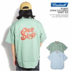 30OFF SALE Z[ RADIALL fBA BUNNY - OPEN COLLARED SHIRT S/S  atftps