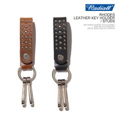 RADIALL ���f�B�A�� RHODES - LEATHER KEY HOLDER / STUDS radiall �����Y �L�[�z���_�[ �L�[�����O �o�b�t�@���[���U�[ atfacc