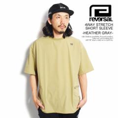 reversal o[T 4WAY STRETCH SHORT SLEEVE -BEIGE- Y TVc  Xgb`iC rvddw  Xg[g atftps