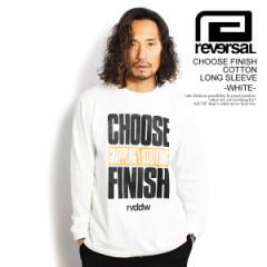 reversal o[T CHOOSE FINISH COTTON LONG SLEEVE -WHITE- Y TVc T rvddw Xg[g atftps