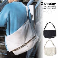 SUBCIETY TuTGeB DRAWSTRING SHOULDER BAG subciety Y h[XgOobO V_[obO Xg[g atfacc