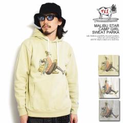 The Endless Summer GhXT}[ TES MALIBU STAR CAMP GIRL SWEAT PARKA Y p[J[ vI[o[  atftps