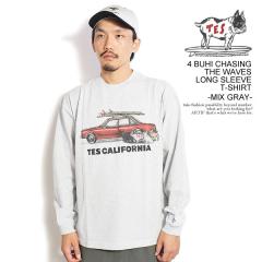 The Endless Summer �G���h���X�T�}�[ TES 4 BUHI CHASING THE WAVES LONG SLEEVE T-SHIRT -MIX GRAY- T�V���c atftps