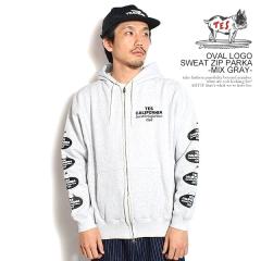 The Endless Summer �G���h���X�T�}�[ TES OVAL LOGO SWEAT ZIP PARKA -MIX GRAY- �p�[�J�[ �W�b�v�p�[�J�[ TES atftps