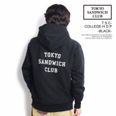 TOKYO SANDWICH CLUB gELEThEBb`Nu T.S.C-COLLEGE-H.D.P -BLACK- Y p[J[ vI[o[  atftps