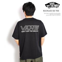 VANS ���@���Y BUCKLED SS TEE �����Y T�V���c ���� �o���Y �X�~�N�� �X�P�[�^�[ �X�g���[�g atftps