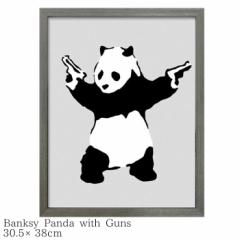 |X^[  CeA A[g|X^[ Banksy oNV[ Panda with Guns IBA-61754 3