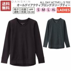 _XL DANSKIN ALL DAY ACTIVE L/S TEE I[fCANeBuOX[ueB[ fB[X t H ubN  lCr[  X|